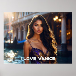 POSTER VENEZA - EU AMO VENEZA