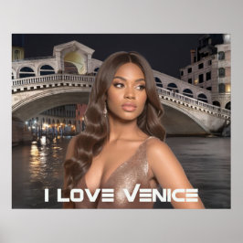 POSTER VENEZA - EU AMO VENEZA