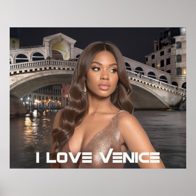 POSTER VENEZA - EU AMO VENEZA (Frente)