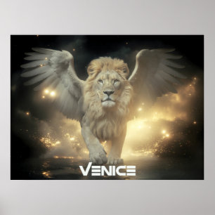 POSTER VENEZA - LEÃO ALADO