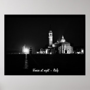 Poster Veneza na noite, Italia No.1 (poster)