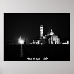 Poster Veneza na noite, Italia No.1 (poster)