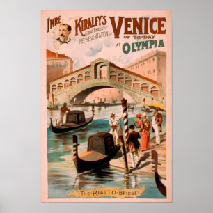 Poster Veneza, Noiva do Mar em Olympia Gondolas 3