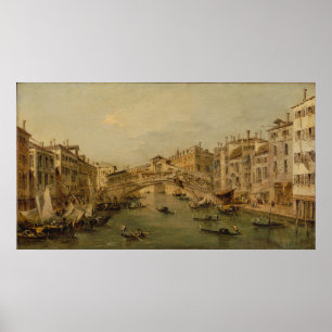 Poster Veneza o Rialto