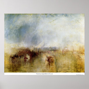 Poster Veneza por Joseph Mallord Turner