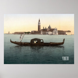 Poster Veneza por volta de 1900