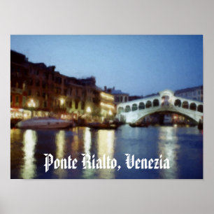 Pôster Venezia Di Notte (Veneza à noite)