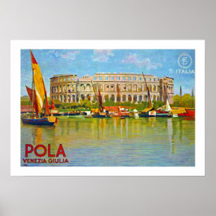 Pôster ~ Venezia Giulia de Pola (Pula)