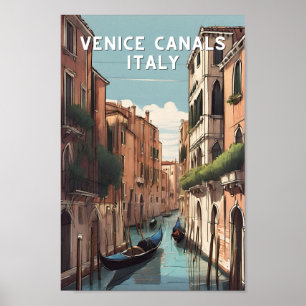 Poster Venezia Venezia Venice canalas itália viagem venet