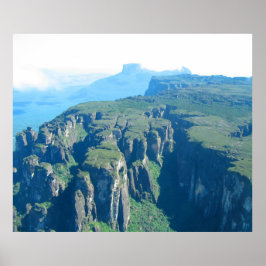 Pôster Venezuela Paisagem de Foto de Avião