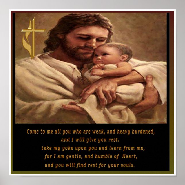 Pôster venha a mim todos vocês que estão cansados (Frente)