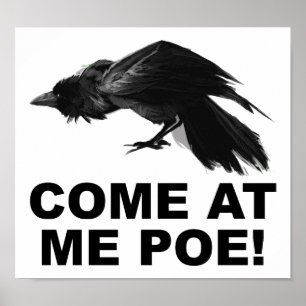 Poster Venha Atacar Me Poe Cartaz Divertido