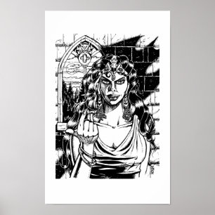 Poster "Venha para cá" - Ilustração de Tracy Lesch