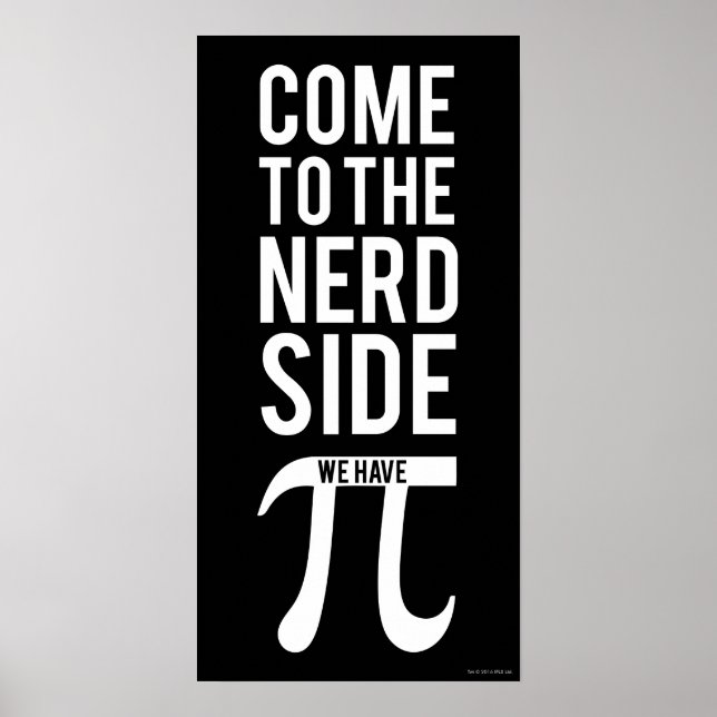 Poster Venha Para O Lado Do Nerd (Frente)