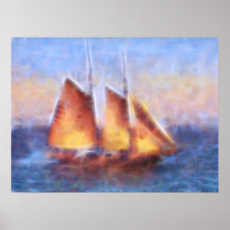 Poster Venha Velejar