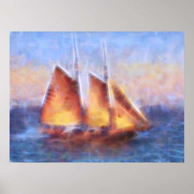 Poster Venha Velejar (Frente)