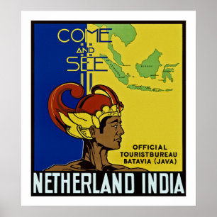Pôster Venha ver Netherland India