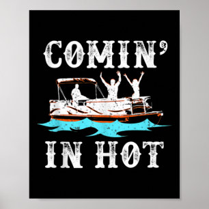 Poster Venham Ao Barco Quente E Engraçado Do Rio Boat