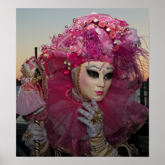 Poster Venice Carnival Mask (Frente)