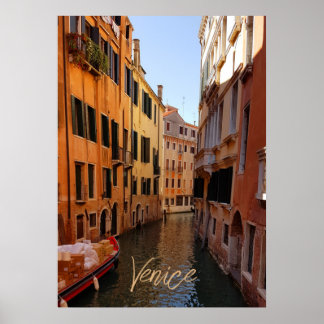 Poster Venice Itália Canal Building Viagem