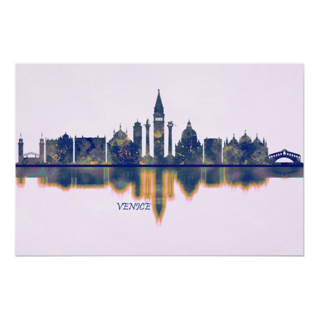 Pôster Venice Skyline (Frente)