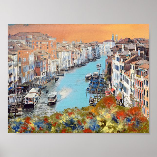 Poster VENICE - View of the CANAL GRANDE (Frente)