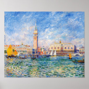 Poster Venise, Veneza, Renoir