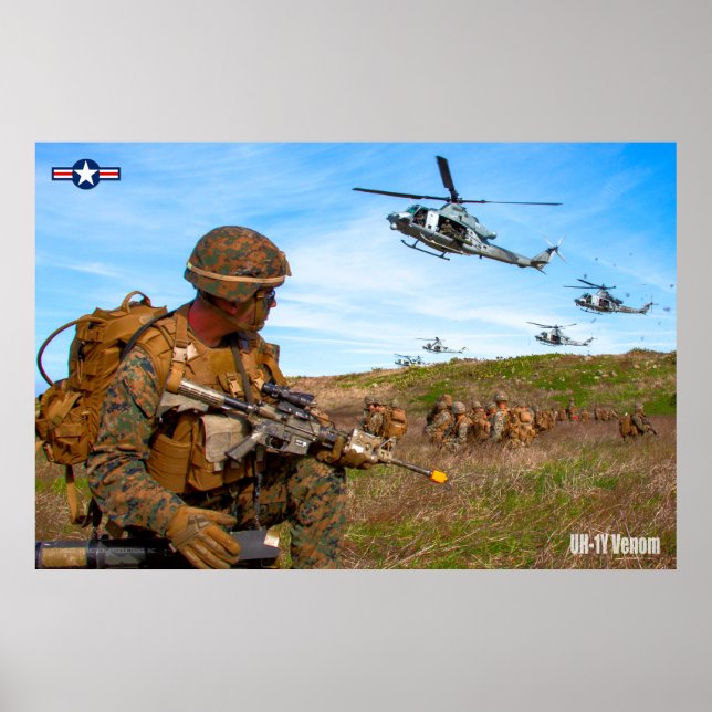 POSTER VENOM UH-1Y (Frente)