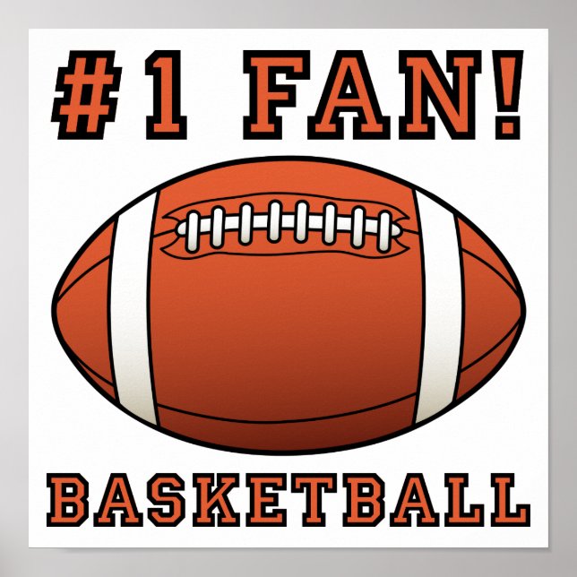 Poster Ventilador de basquete não é engraçado (Frente)