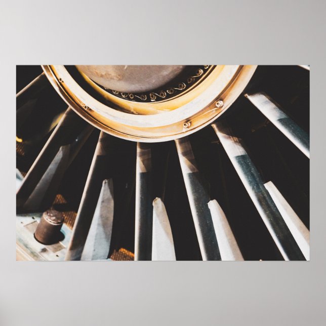 Poster Ventilador do mecanismo J58 - SR-71 Blackbird, A-1 (Frente)