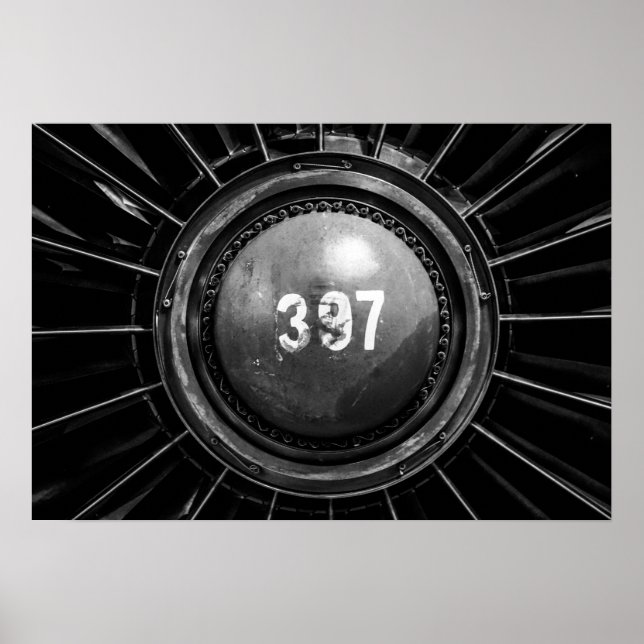 Poster Ventilador do mecanismo J58 - SR-71 Blackbird, A-1 (Frente)