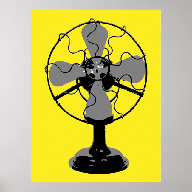 Poster ventilador dos anos 50 (Frente)