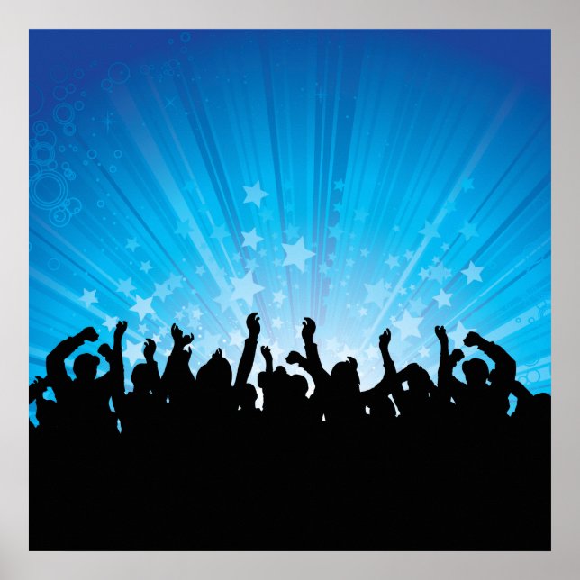 Pôster Ventiladores de concerto (Frente)
