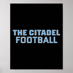 Poster Ventiladores de futebol do Citadel Bulldog