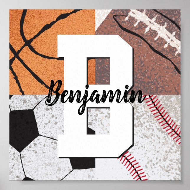 Poster Ventiladores desportivos (Frente)