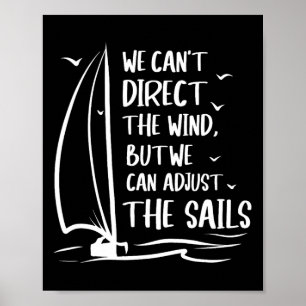 Poster Vento à vela Ajuste o Barco da vela - veleiro