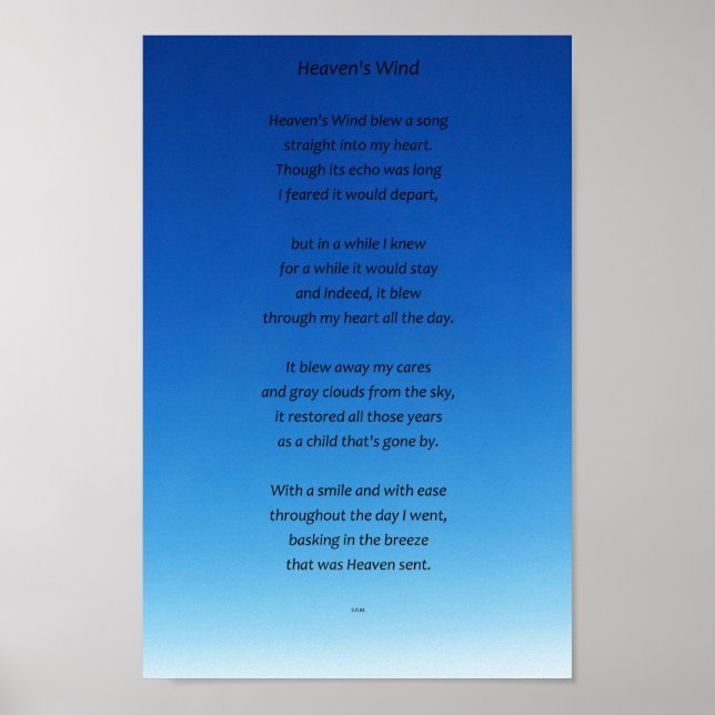 Pôster Vento do Céu (Frente)