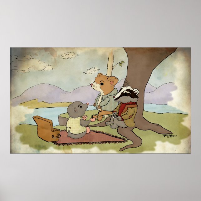 Pôster Vento nos Willows (Frente)