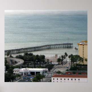 Poster Ventura CA - Rua C e Pier