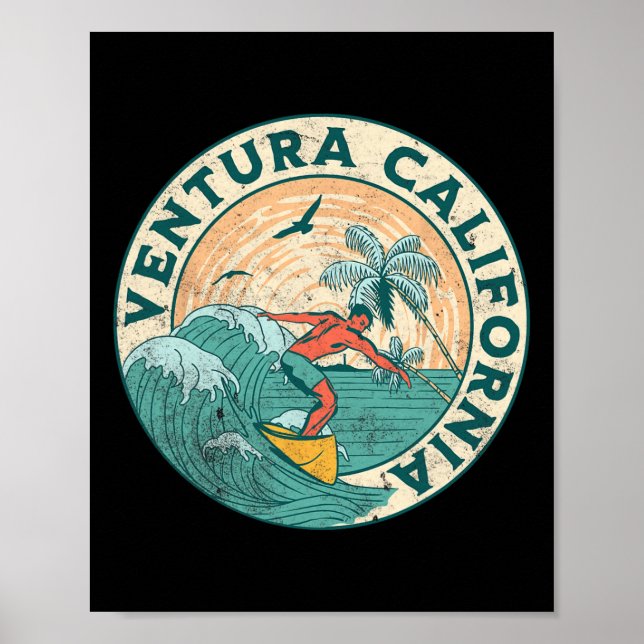 Poster Ventura Califórnia _1  (Frente)