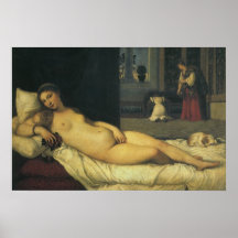 Vênus de Urbino por Ticiano, Arte Renascentista