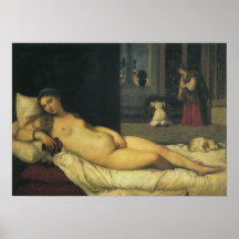 Vênus de Urbino por Titian, Arte Renascentista
