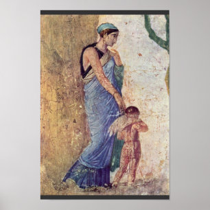 Pôster Venus e detalhe punido Cupido por Pompejanischer