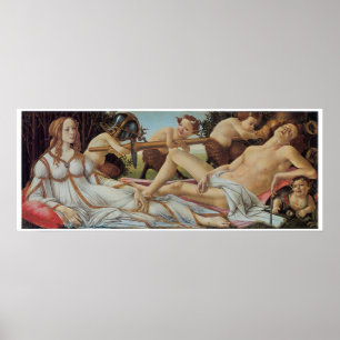 Pôster Vênus e Mars por Sandro Botticelli