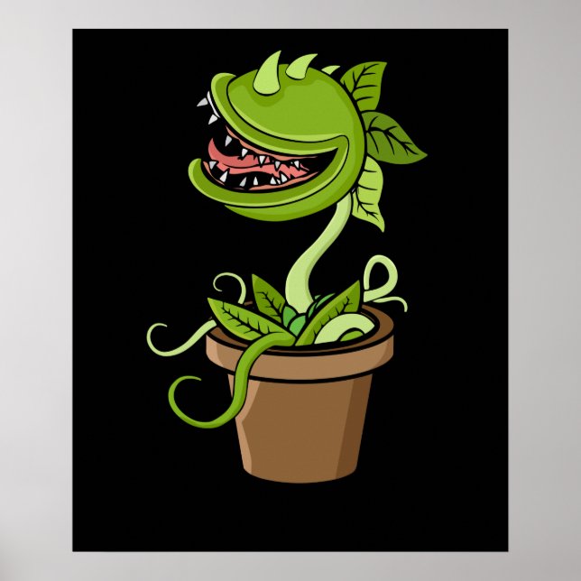 Poster Venus Fly Trap Plant Gift Men Carnivorous Plants (Frente)