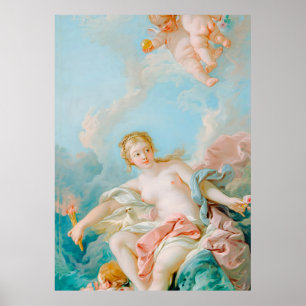 Poster Vênus nas ondas de François Boucher