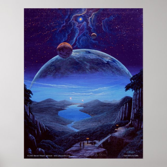 Pôster Ver a partir das algemas (Frente)