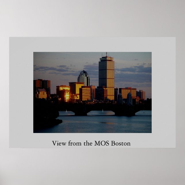 Poster Ver a partir do MOS Boston (Frente)