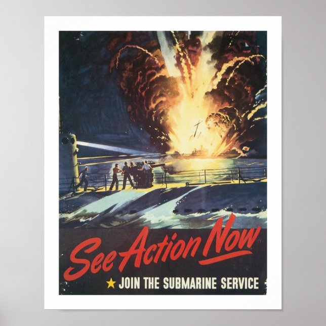 Pôster Ver Ação Agora (Frente)