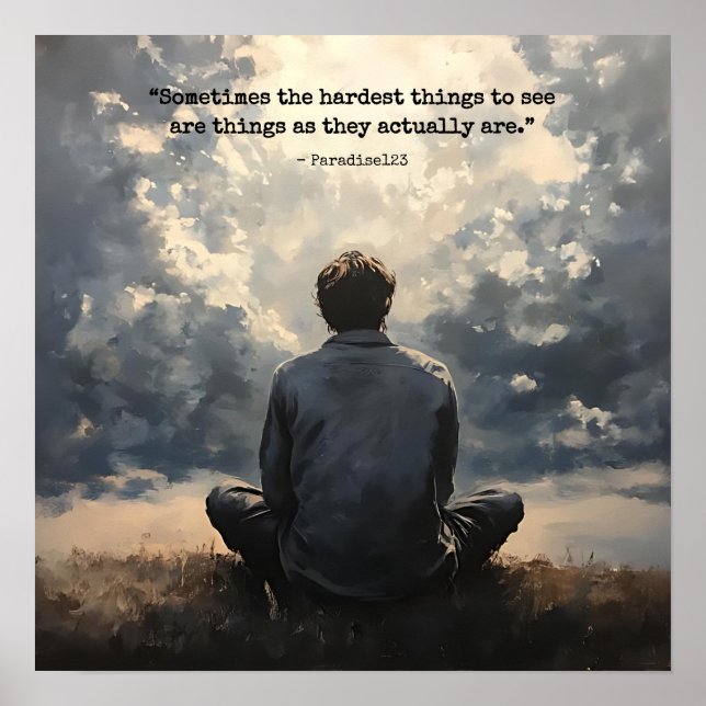 Poster Ver coisas como estão (Porta 1060) (Frente)